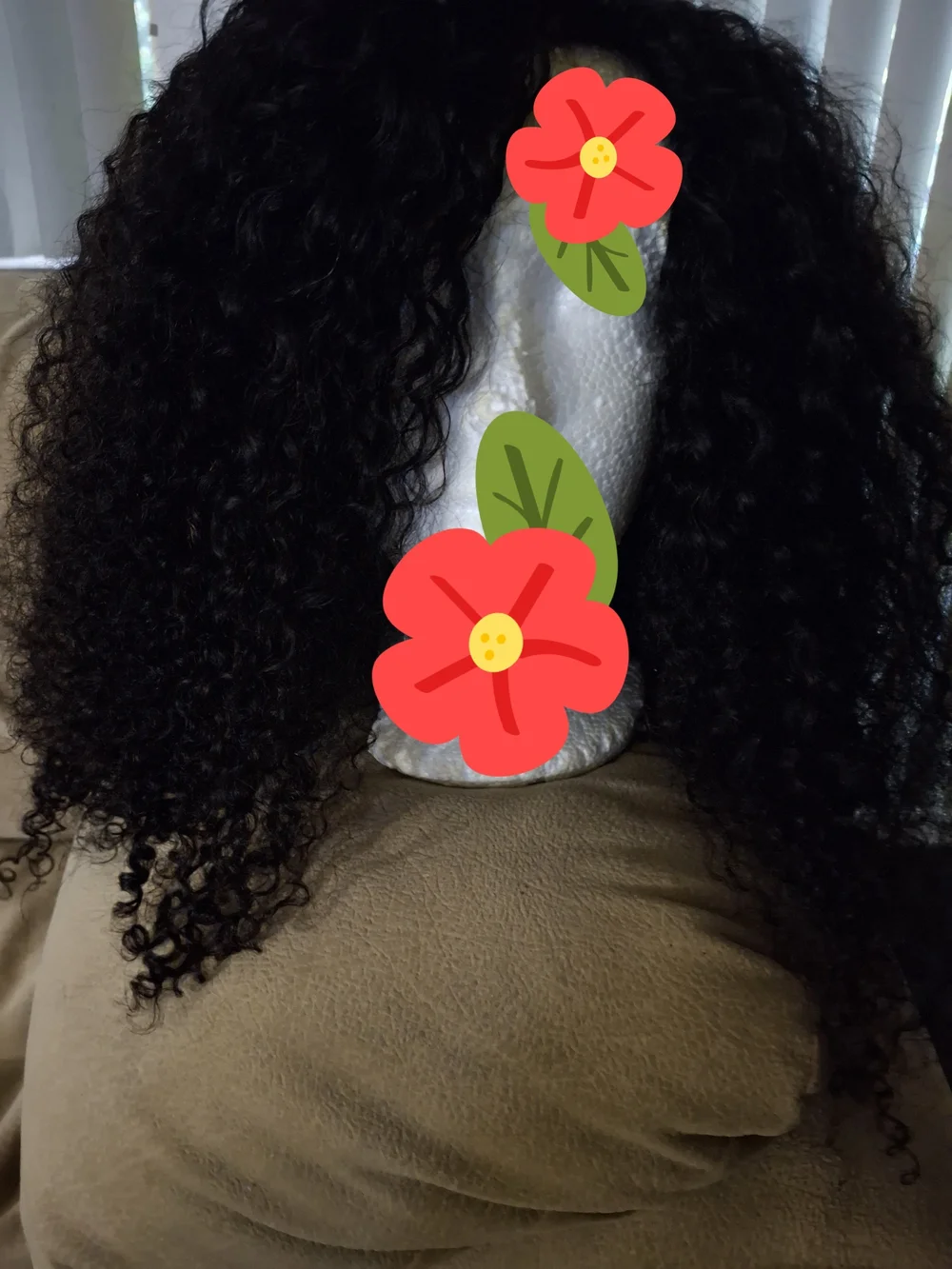 ISEEBEAUTY KINKY CURLY HALF WIG